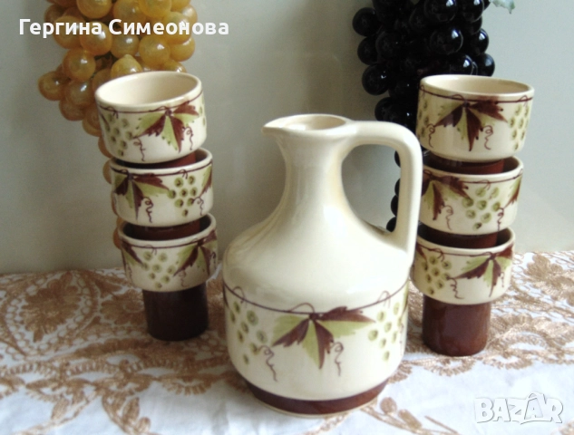 Сервиз за ракия, снимка 7 - Сервизи - 52482483