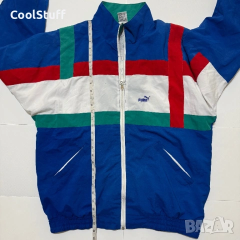 Спортно Горнище Puma Vintage Размер L, снимка 2 - Спортни дрехи, екипи - 53925584