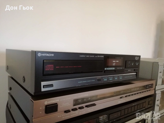 CD плеър Hitachi DA-5000, снимка 4 - Ресийвъри, усилватели, смесителни пултове - 53624938