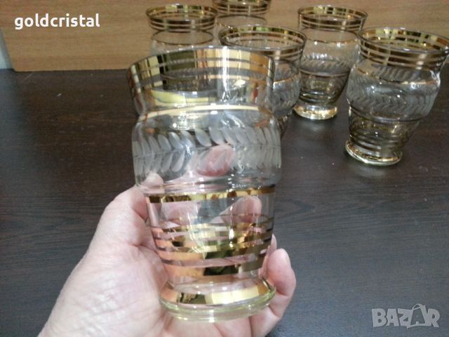 Ретро кристални чаши , снимка 2 - Антикварни и старинни предмети - 45906318