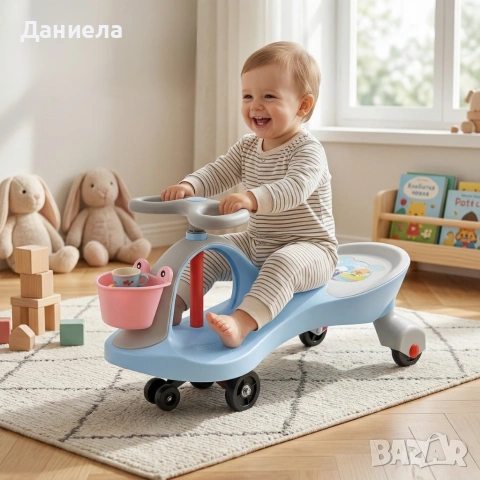 Детска гравитационна кола с гумени колела – Забавление без край, снимка 2 - Коли, камиони, мотори, писти - 54204370