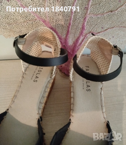 Сандали FABIOLAS – на платформа, еспадрил, №40, снимка 9 - Сандали - 53495402