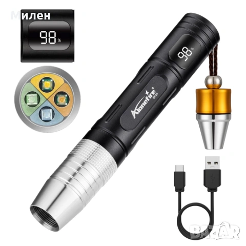 UV LED фенерче 4в1, снимка 2 - Други - 53612295