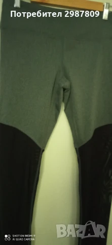 Дамски Спортен комплект 2 части Клин + Потник Сив / Черен размер М, снимка 10 - Спортни екипи - 50799921