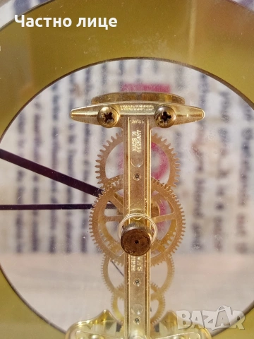 Настолен Часовник"S.Haller" (Germany), снимка 6 - Антикварни и старинни предмети - 53985098