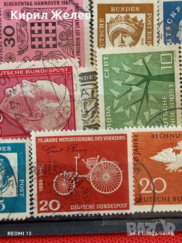 Стари пощенски марки от цял свят смесени ШВЕЙЦАРИЯ,ГДР за КОЛЕКЦИЯ ДЕКОРАЦИЯ 51605, снимка 9 - Филателия - 53232541