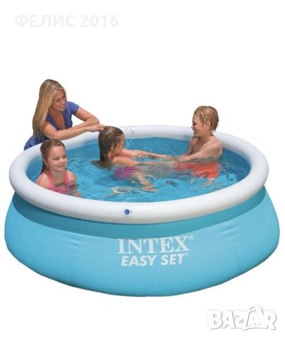 Детски басейн Intex 183x51см, 6+години, снимка 2 - Надуваеми играчки - 46272463