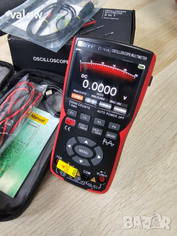 Портативен двуканален цифров осцилоскоп мултицет и генератор на сигнали 2х50MHz, снимка 6 - Друга електроника - 52118963