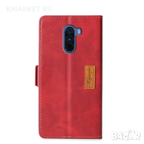 Xiaomi Pocophone F1 Retro Magnetic Wallet Калъф и Протектор, снимка 5 - Калъфи, кейсове - 48755119