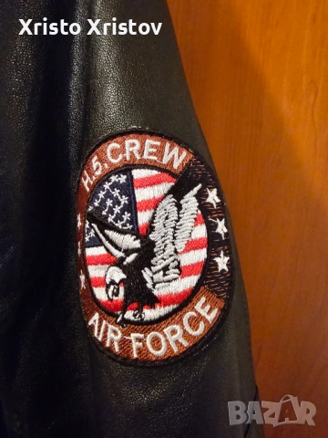 Мъжко кожено яке TOP GUN, снимка 4 - Якета - 53073441