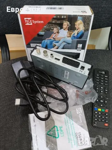 ТВ декодер TELE System TS4020 с двоен DVB T/T2 и DVB-S/S2 HEVC HD HDR10 HLG тунер, снимка 7 - Приемници и антени - 50245140