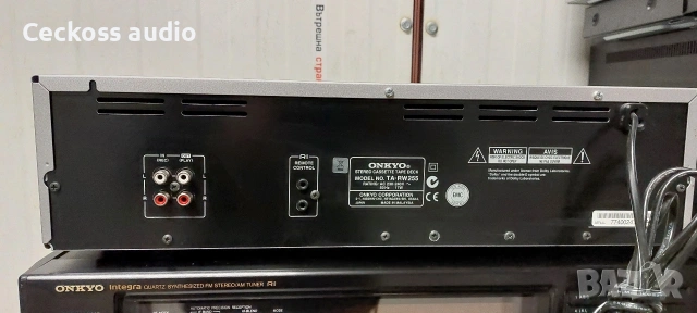ДЕК ONKYO TA-RW255, снимка 4 - Декове - 53108978