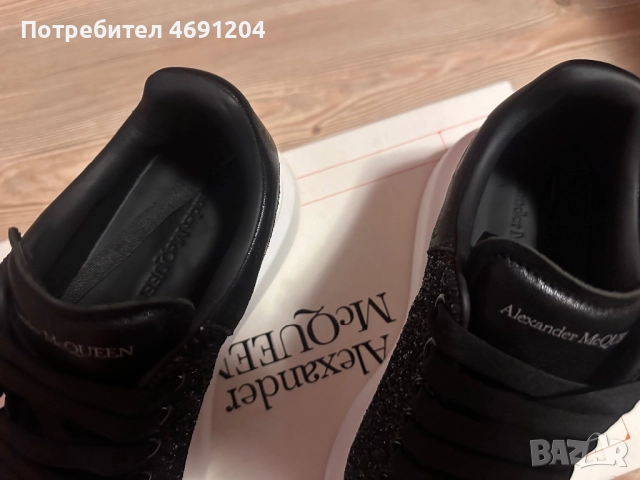 Alexander McQueen sneakers black sparkle, снимка 3 - Маратонки - 52923567
