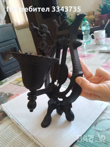 Чугунена метална камбана за врата.