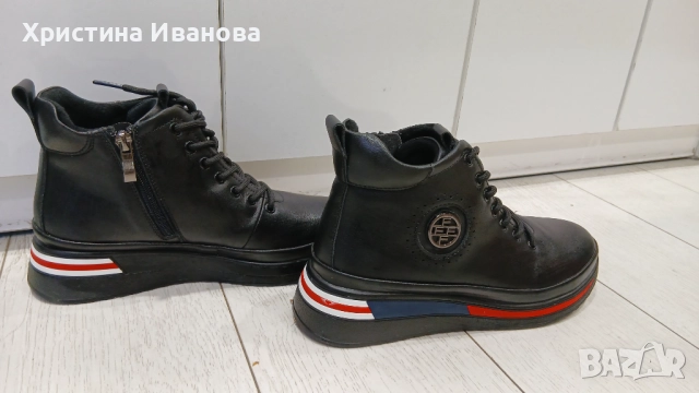 Обувки естествена кожа, снимка 5 - Дамски боти - 52579157