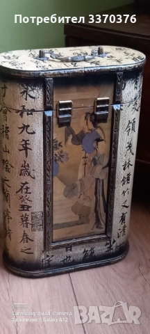 Дървена кутия за бутилки с две отделения, снимка 4 - Декорация за дома - 53173600