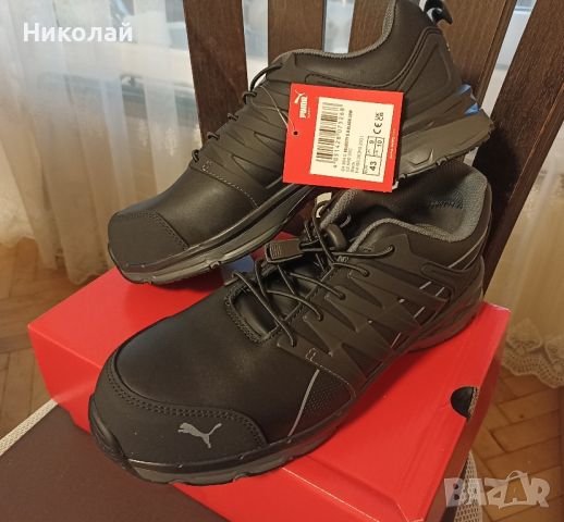 Работни обувки Puma Velocity Low S3 ESD, Черни, снимка 3 - Други - 45155053