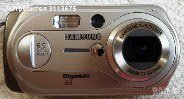 Фотоапарат Samsung Digimax A6. Голям сензор., снимка 2 - Фотоапарати - 47404622