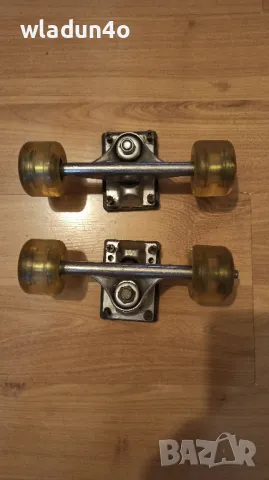 Шаси за лонгборд/скейтборд+4колела, снимка 1