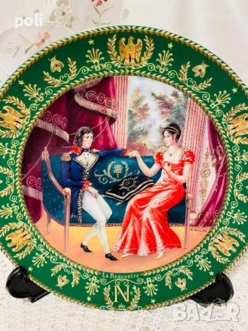 порцеланова чиния за стена , снимка 2 - Декорация за дома - 51267286