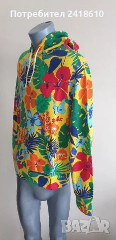 POLO Ralph Lauren Floral Hoodie Mens Size M ОРИГИНАЛ! Мъжки Суичър!, снимка 2 - Суичъри - 53589918