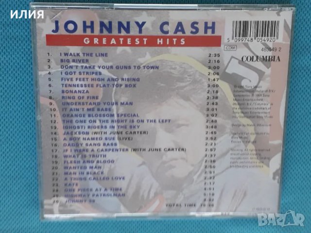 Johnny Cash – 1995 - Greatest Hits(Columbia – 480549 2)(Country,Country Rock), снимка 5 - CD дискове - 47244618