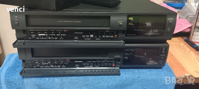 Panasonic vhs , снимка 3 - Плейъри, домашно кино, прожектори - 53938809
