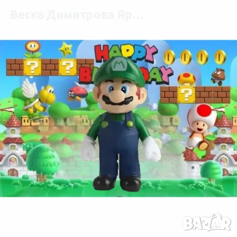 Фигурка "Супер Марио Луиджи", снимка 4 - Фигурки - 48708074