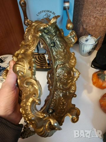 Масивна антикварна  бронзова фруктиера , снимка 16 - Антикварни и старинни предмети - 51769826