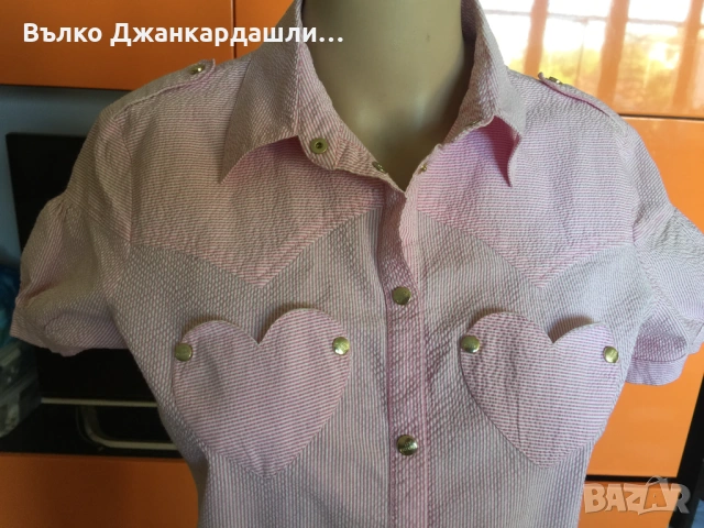 Дамска риза Love Moschino, размер S, снимка 2 - Ризи - 53095952