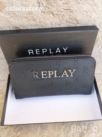 Черно портмоне Replay/SG45r, снимка 3 - Портфейли, портмонета - 52159910