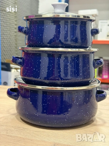 Комплект от 3 тенджери - 16см, 18см, 20см, снимка 7 - Съдове за готвене - 54142989