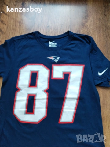 Nike new england patriot - страхотна мъжка тениска S , снимка 5 - Тениски - 53739171