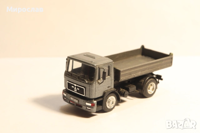 HERPA H0 1/87 МАН MAN САМОСВАЛ КАМИОН МОДЕЛ ТИР, снимка 6 - Колекции - 53284972