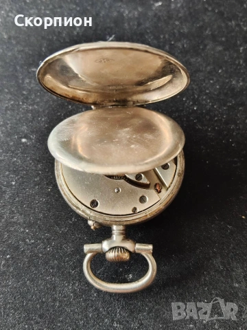 Швейцарски СРЕБЪРЕН джобен часовник - ПРОМОЦИЯ, снимка 8 - Джобни - 50776764