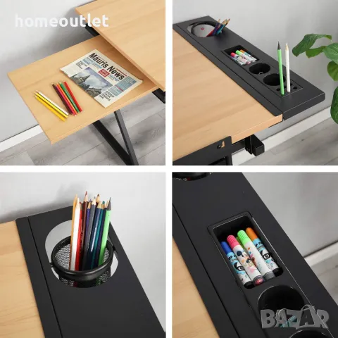 ПРОМОЦИЯ Многофункционална регулируема чертожна маса и стол 10CZLCUT-DT1027, снимка 7 - Маси - 48849672