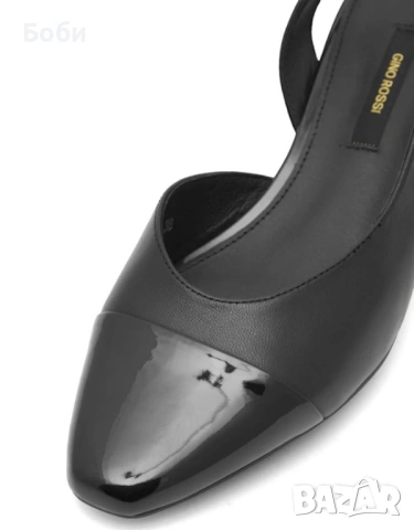 GINO ROSSI Дамски обувки 4893-01, Естествена кожа, Черни, снимка 11 - Дамски обувки на ток - 53105432