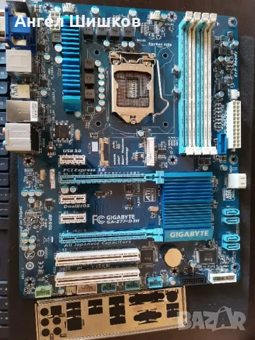 Дънна платка Z77 Gigabyte GA-Z77-D3H rev.1.1 Socket 1155, снимка 1 - Дънни платки - 47373898