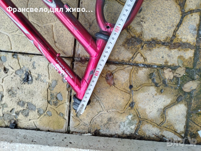 28 цола пукната хроммолибден рамка за велосипед колело , снимка 2 - Части за велосипеди - 53409634