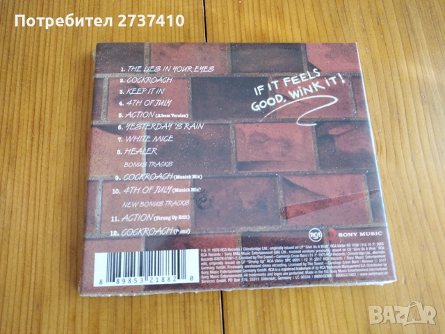 THE SWEET - GIVE US A WINK 15лв оригинален диск, снимка 2 - CD дискове - 51594794