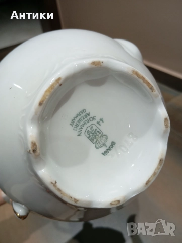 Порцеланов чайник кана маркиран, снимка 3 - Сервизи - 52513885