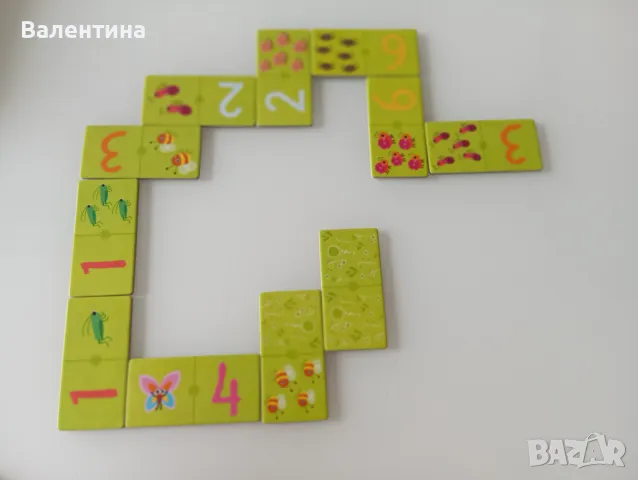 Детско домино Djeco - 1, 2, 3, снимка 2 - Образователни игри - 50167452