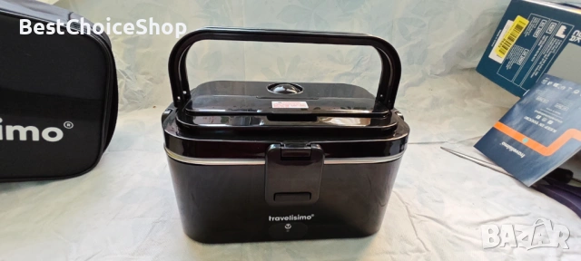 Електрическа преносима кутия за обяд 3 в 1, неръждаема стомана, с аксесоари, 220V/12V/24 , снимка 11 - Кутии за съхранение - 53145464