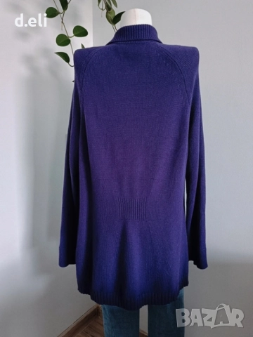 IRIS VON ARNIM Original Size L 100% Кашмир Дълга жилетка, снимка 5 - Жилетки - 51716702