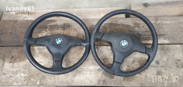 Трилъчев спортен волан с айрбег за бмв е36  волан бмв е36 bmw e36 steering wheel , снимка 1 - Части - 47074038