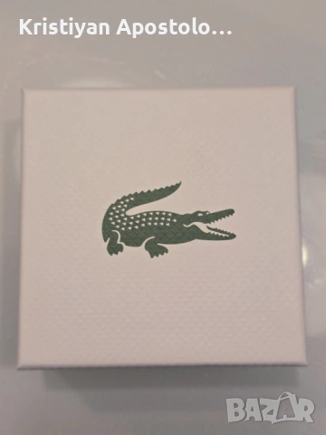 Свети Валентин Подарък – Сребърна Гривна Lacoste, снимка 5 - Гривни - 53444585