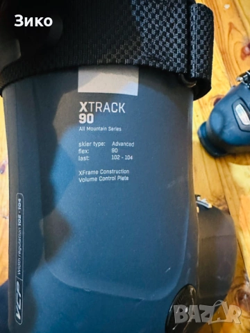 Ски обувки Alpina Xtrack 90 Heat, Размер 44.5/mondo 28.5, Petrol, снимка 8 - Зимни спортове - 53142654