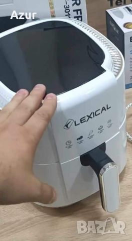 Фритюрник с горещ въздух Lexical Airfryer LAF-3011-1/2 1200W 3.5L бял/черен, снимка 6 - Фритюрници - 45639819