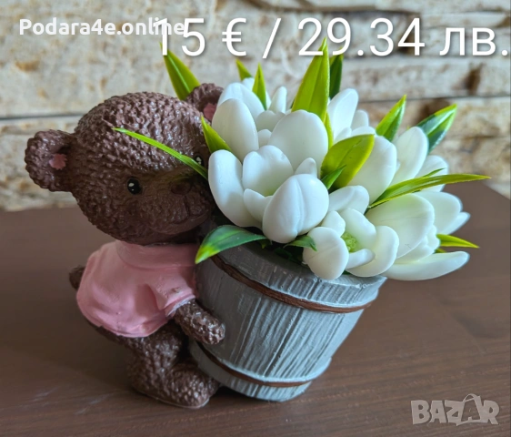 Вечни букети от ароматни сапунени цветя. Подходящ подарък за всеки повод , снимка 4 - Декорация за дома - 53464138