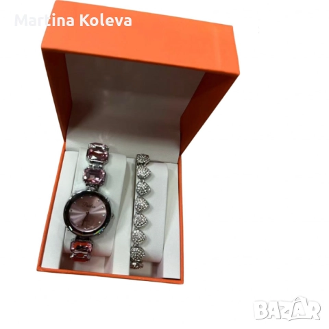 Разкошни дамски комплекти – часовник и гривна, снимка 3 - Дамски - 52655560